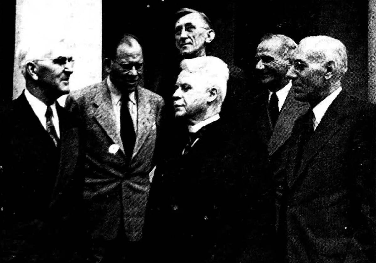 American and German participants at Bad Boll, 1948